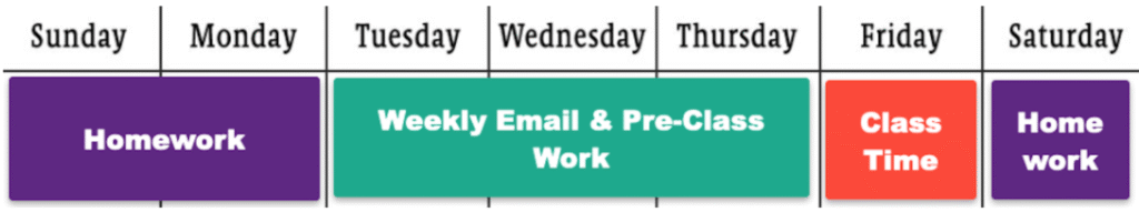 Weekly Workflow for Friday Class