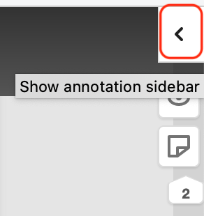 Show hypothes.is annotation sidebar.