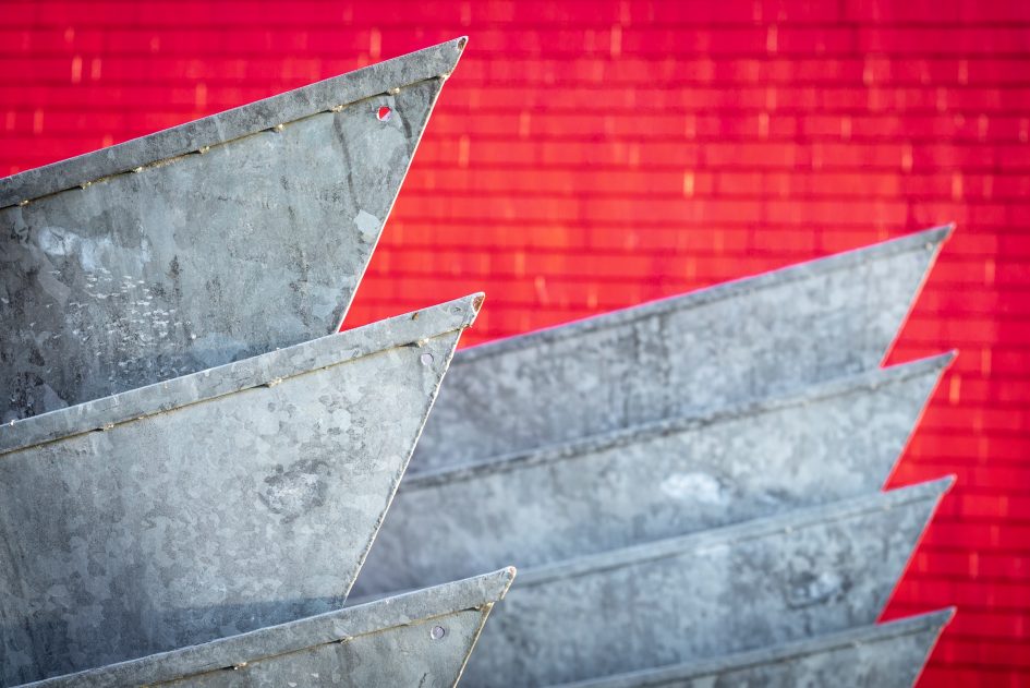 triangular boat bows